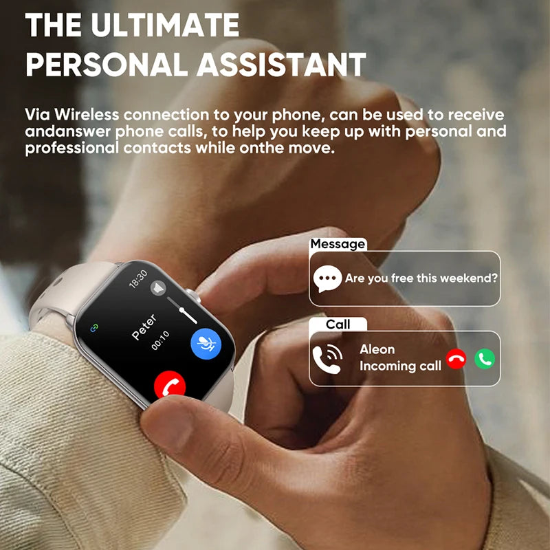 2.01" AMOLED Smart Watch With Bluetooth Calls & Fitness Tracking