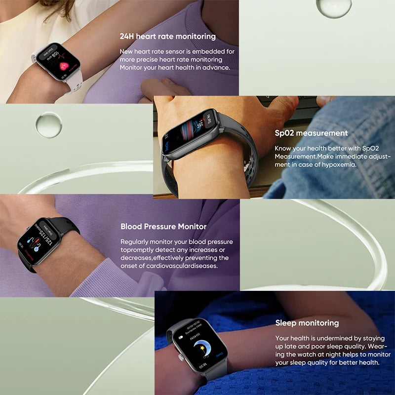 2.01" AMOLED Smart Watch With Bluetooth Calls & Fitness Tracking